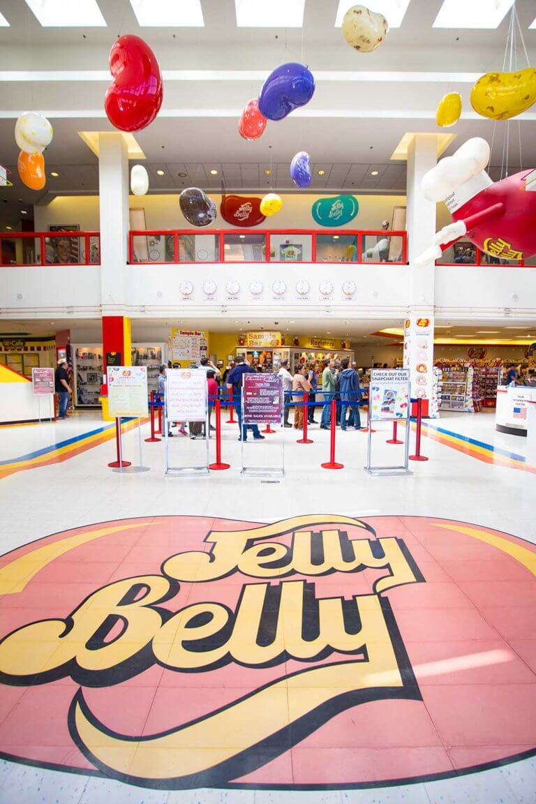 Take the Jelly Belly Factory Tour Drive Swim Fly
