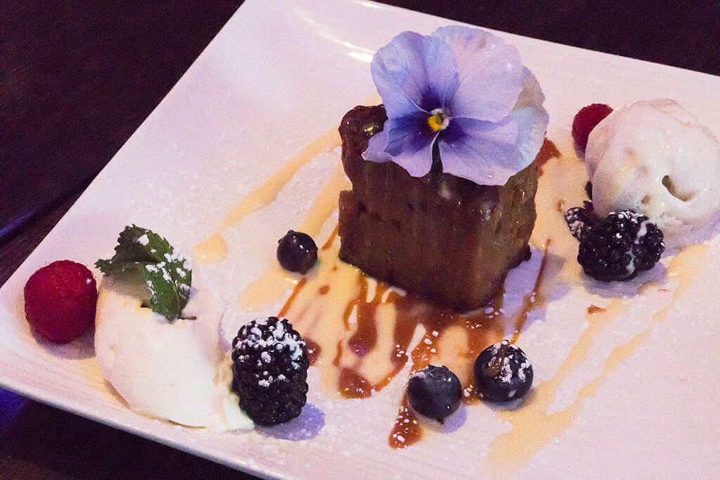 drive-swim-fly-california-prova-restaurant-downtown-morgan-hill-monterey-street-tapas-bread-pudding-caramel-fresh-fruit-ice-cream