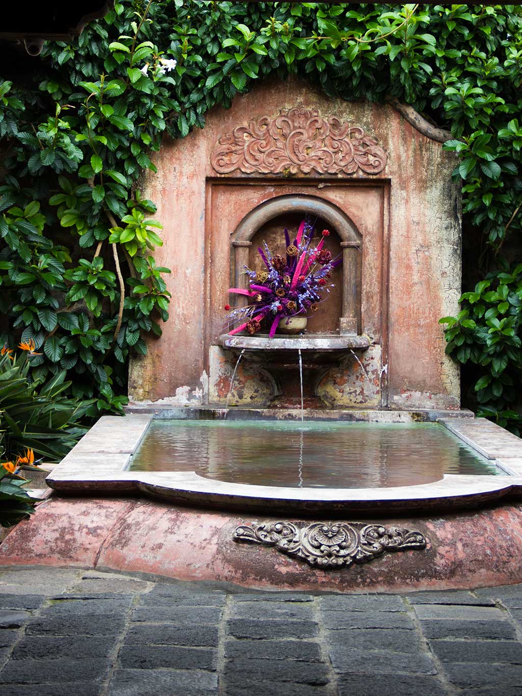 drive-swim-fly-guatemala-central-america-el-faro-antigua-missions-trip-documentary-hotel-fountain