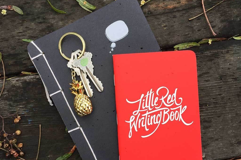 drive-swim-fly-pineapple-collection-keychain-notebooks