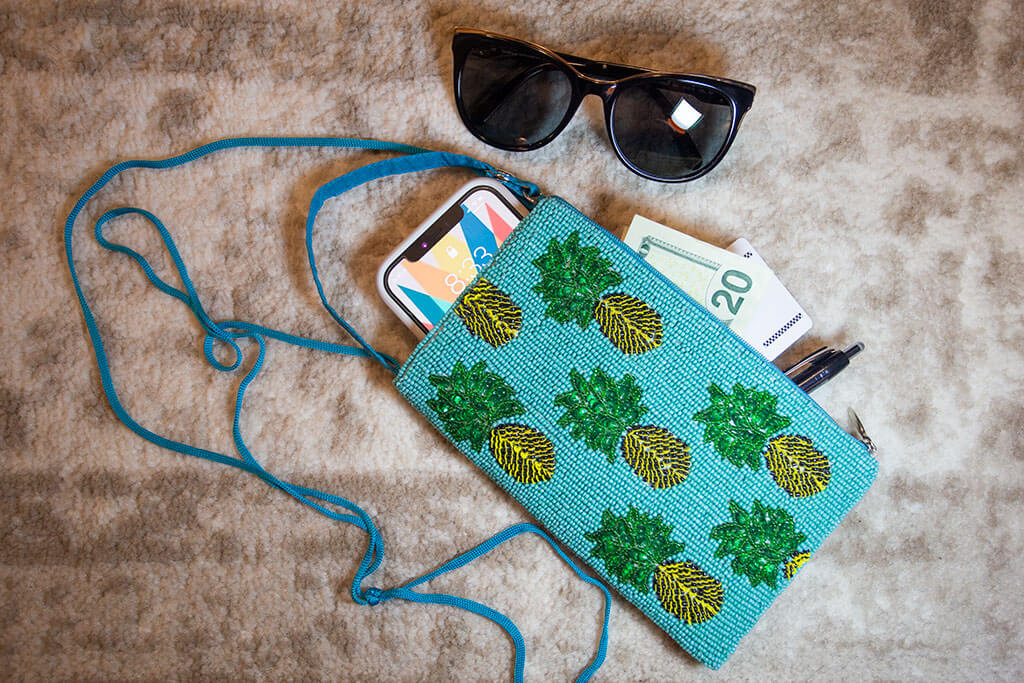 drive-swim-fly-pineapple-collection-beads-beaded-pineapple-purse-clutch-sunglasses
