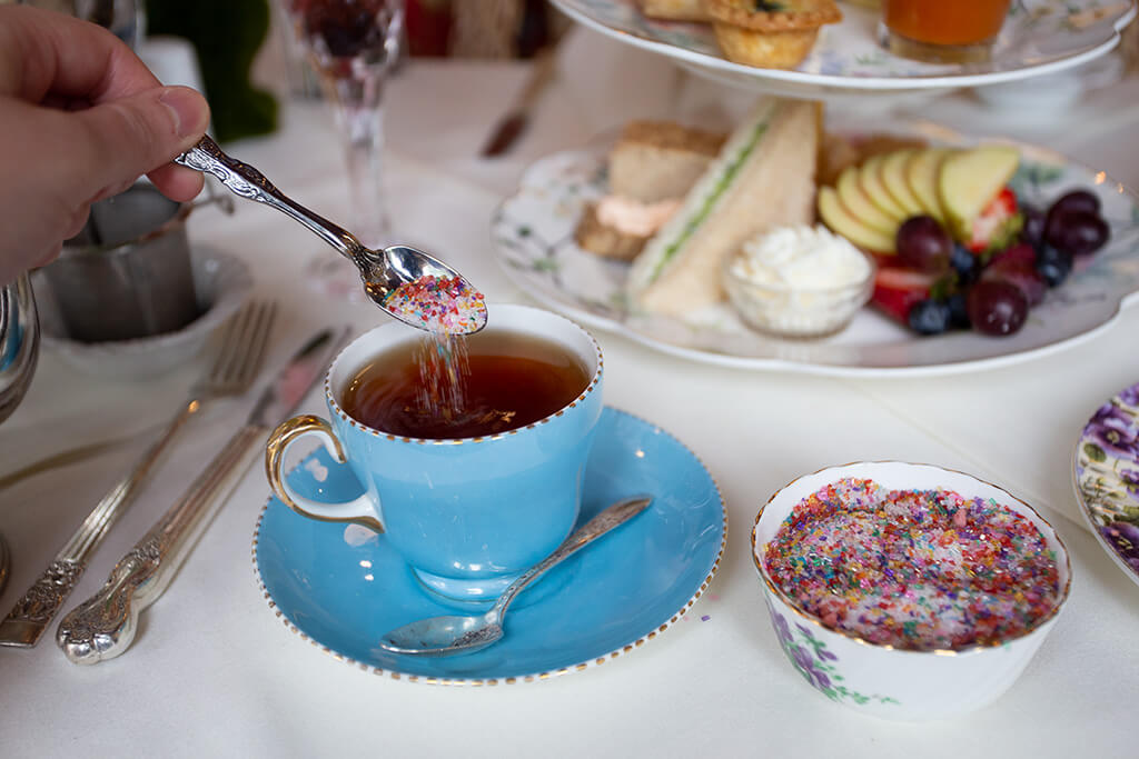 drive-swim-fly-seattle-washington-queen-mary-tea-room-rainbow-sugar-blue-tea-cup-saucer-high-tea