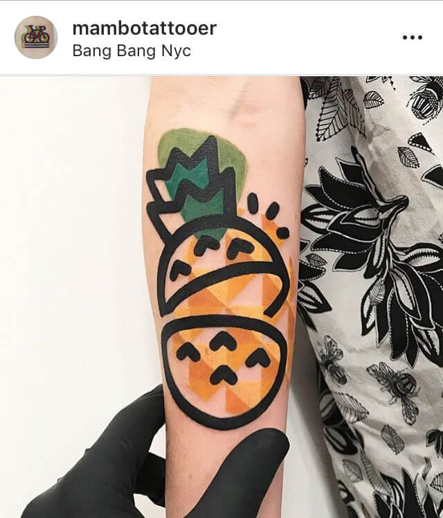drive-swim-fly-pineapple-collection-mambo-tattooer-pineapple-tattoo-arm