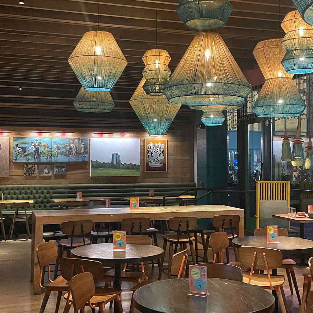 drive-swim-fly-chicago-illinois-chicagoland-winter-activities-nandos-peri-peri-restaurant-oak-brook-center-dining-room-light-fixtures