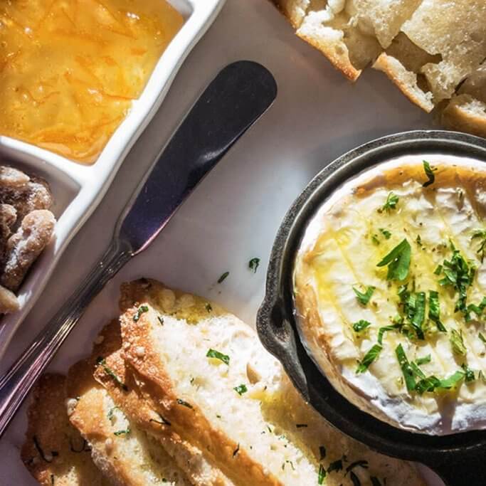 drive-swim-fly-california-prova-restaurant-downtown-morgan-hill-monterey-street-tapas-appetizer-brie-skillet-marmalade-candied-walnuts-header