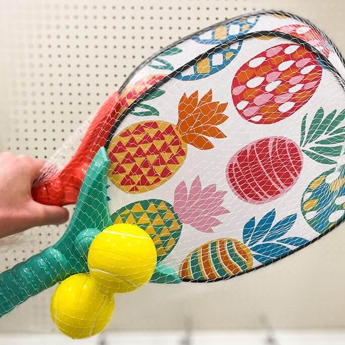 drive-swim-fly-pineapple-collection-pineapple-pickle-ball-rackets-balls